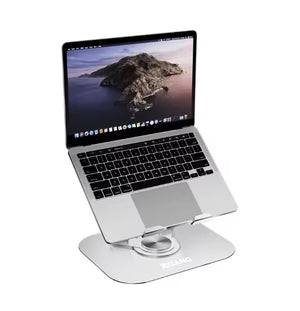 Soloffer Aluminum Laptop Stand 360° Rotatable Adjustable Foldable Laptop & Tablet Stand for Desk
