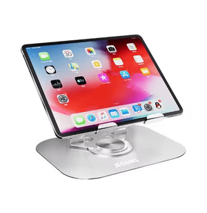 Soloffer Aluminum Laptop Stand 360° Rotatable Adjustable Foldable Laptop & Tablet Stand for Desk