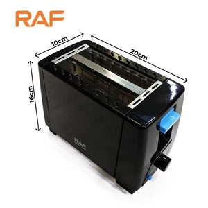RAF 2 Slice Toaster 650W – Fast Double-Sided Bread Toaster